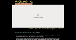 Desktop Screenshot of magicfountaingrill.com